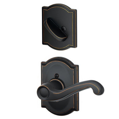 Schlage F94-FLA-CAM-LH F-Series Flair Lever Left Hand Dummy Interior Pack