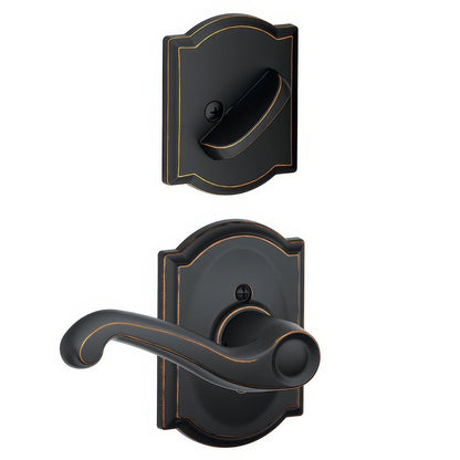 Schlage F94-FLA-CAM-RH Flair Lever Right Hand Dummy Interior Pack