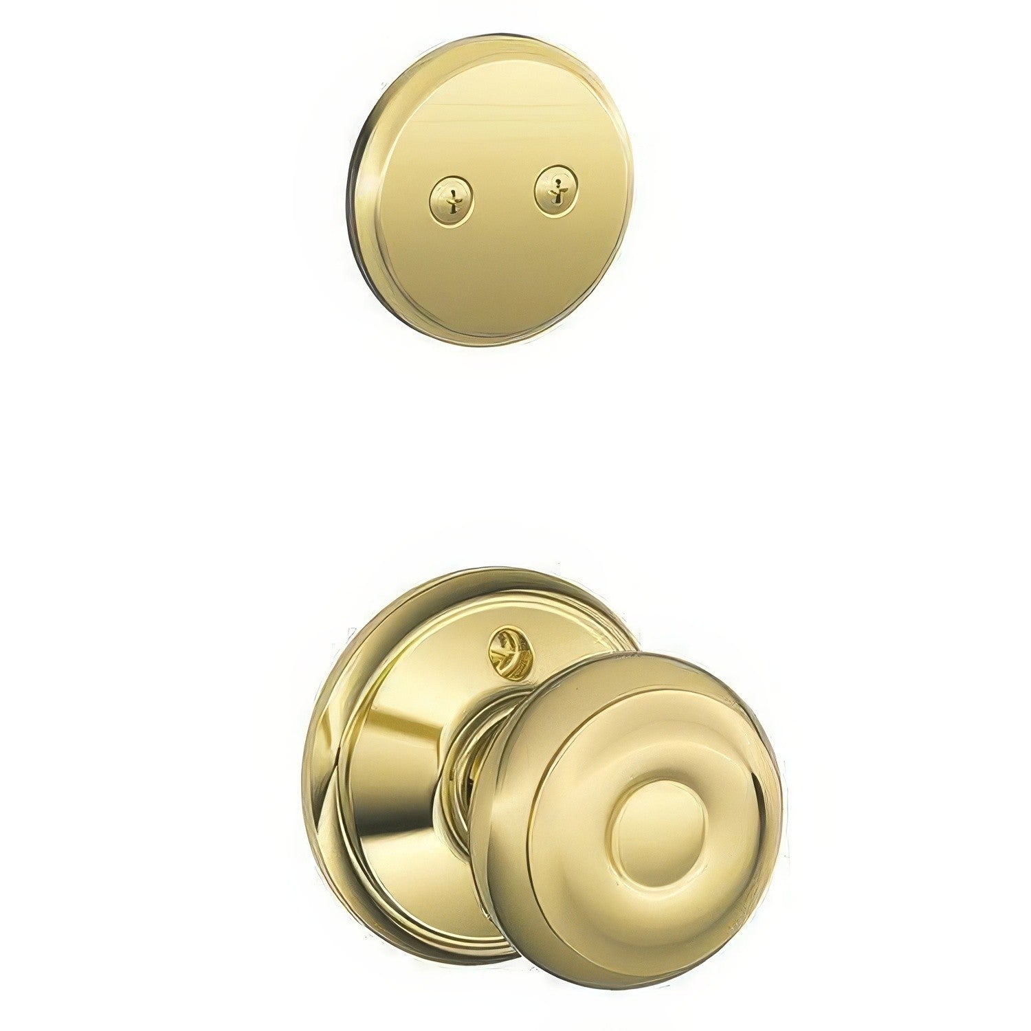 Schlage F94-GEO Georgian Knob Dummy Interior Pack