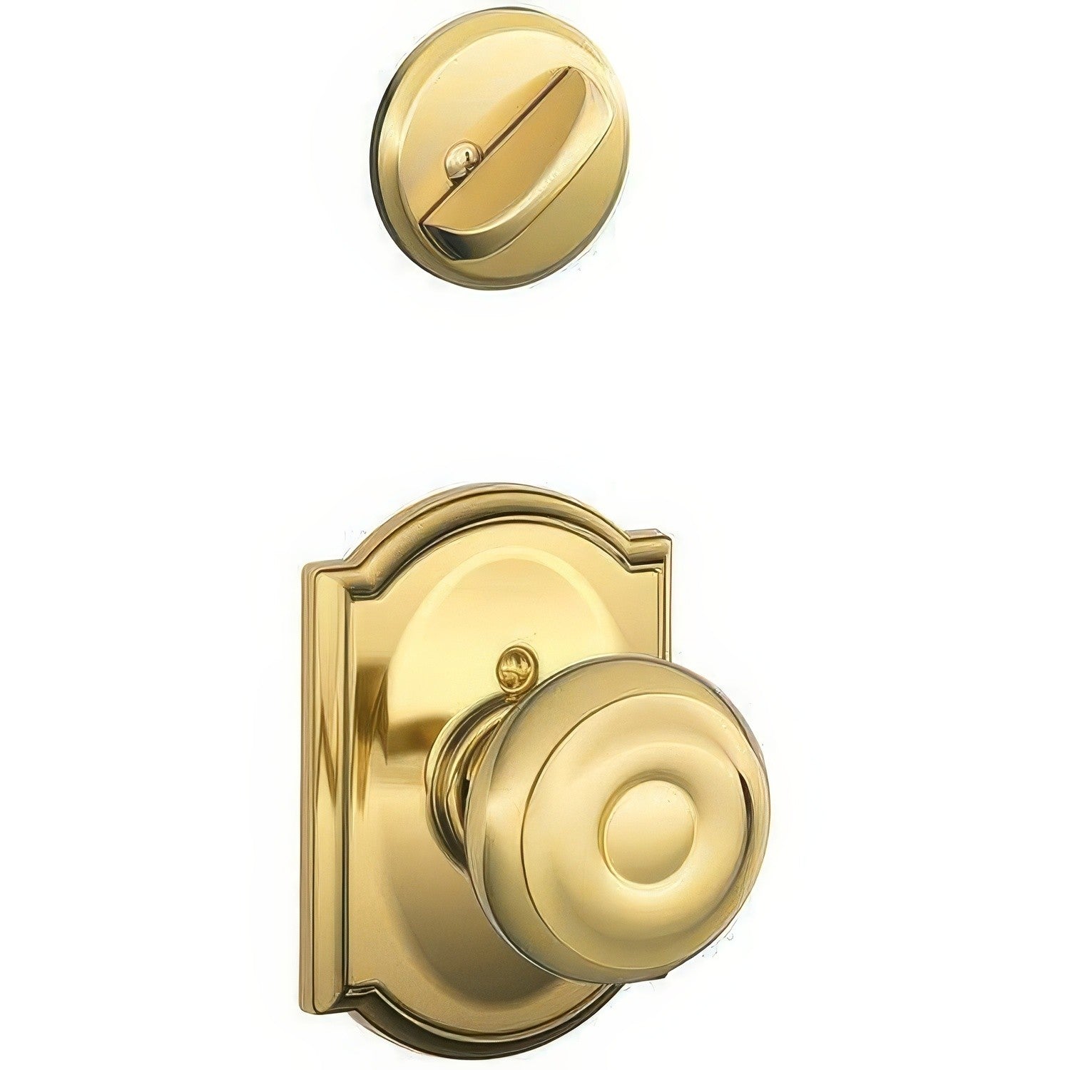 Schlage F94-GEO-CAM F-Series Georgian Knob Dummy Interior Pack