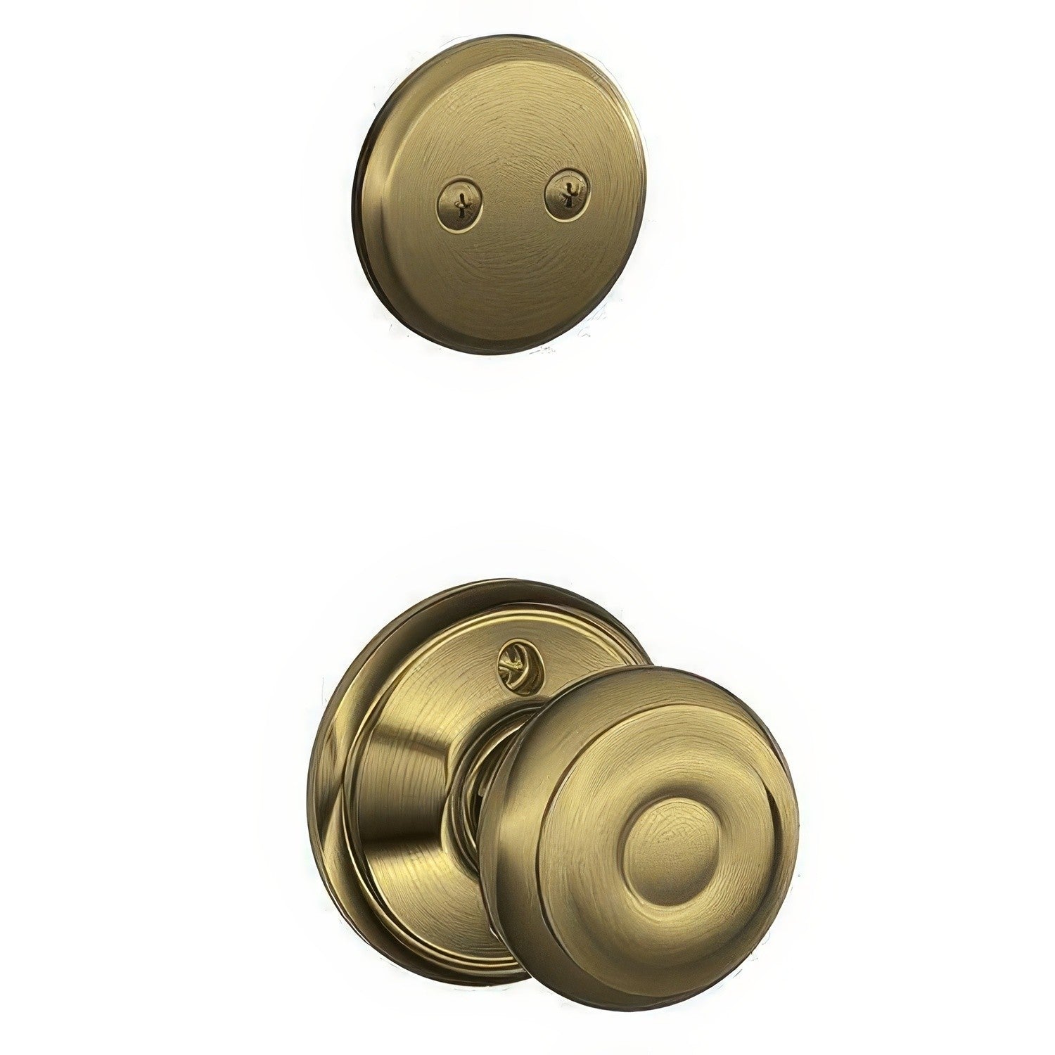 Schlage F94-GEO Georgian Knob Dummy Interior Pack