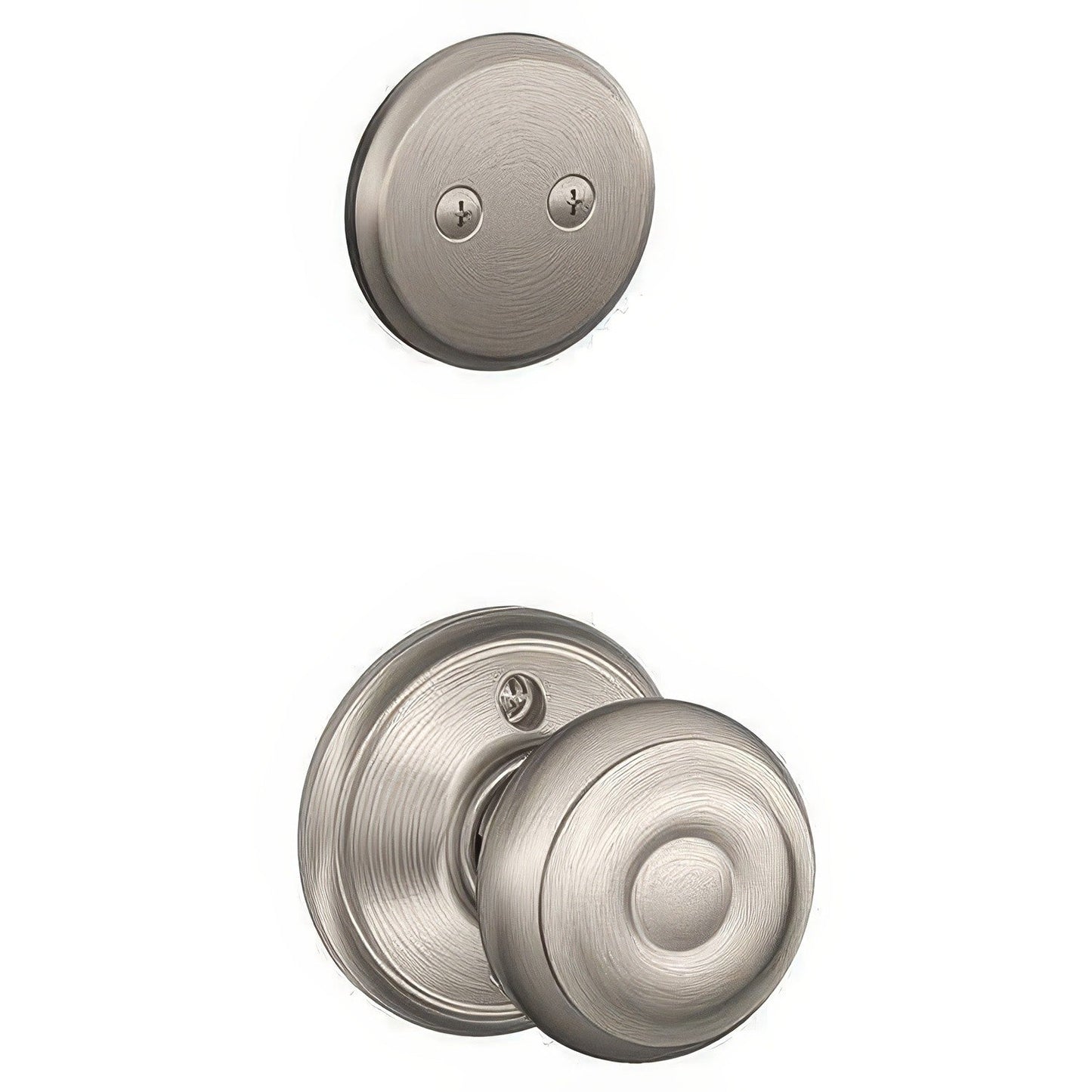 Schlage F94-GEO Georgian Knob Dummy Interior Pack
