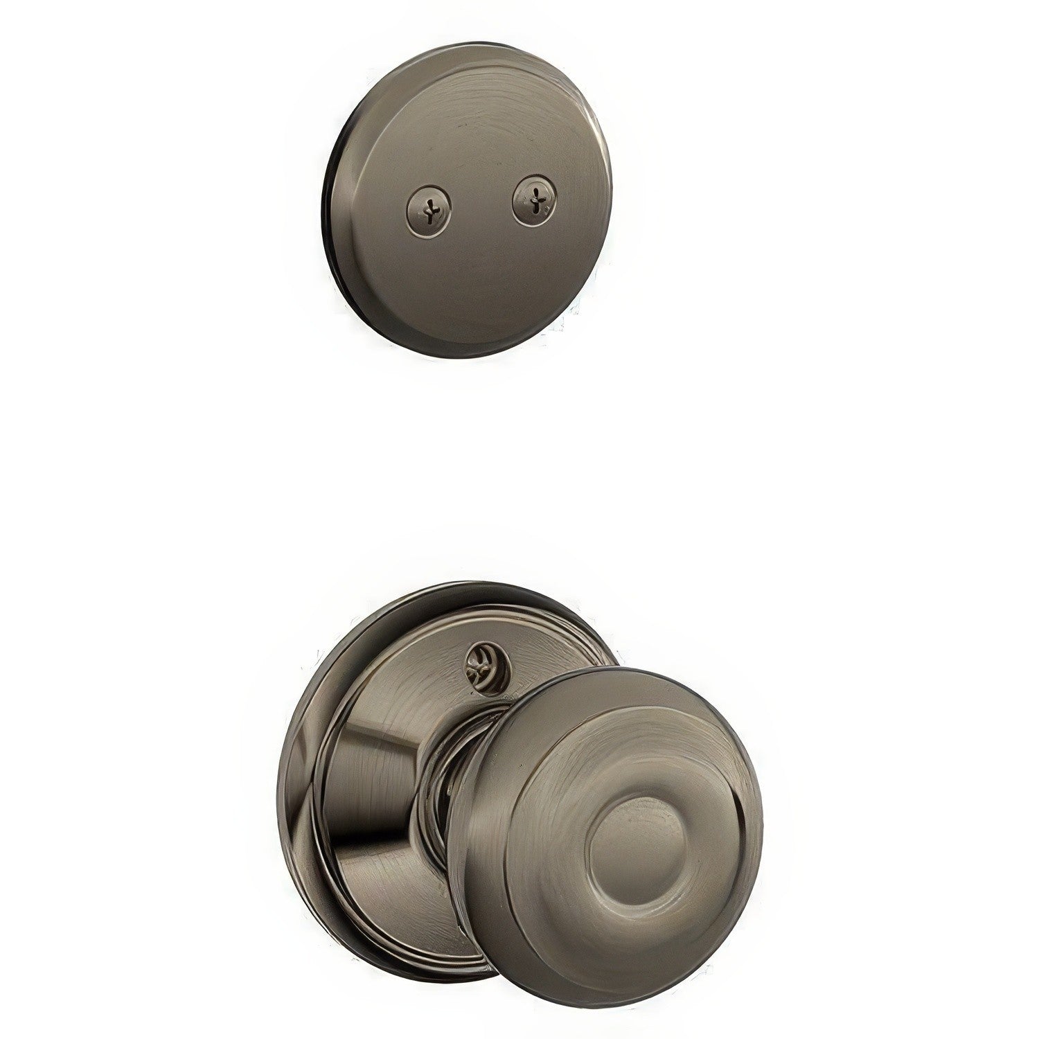 Schlage F94-GEO Georgian Knob Dummy Interior Pack
