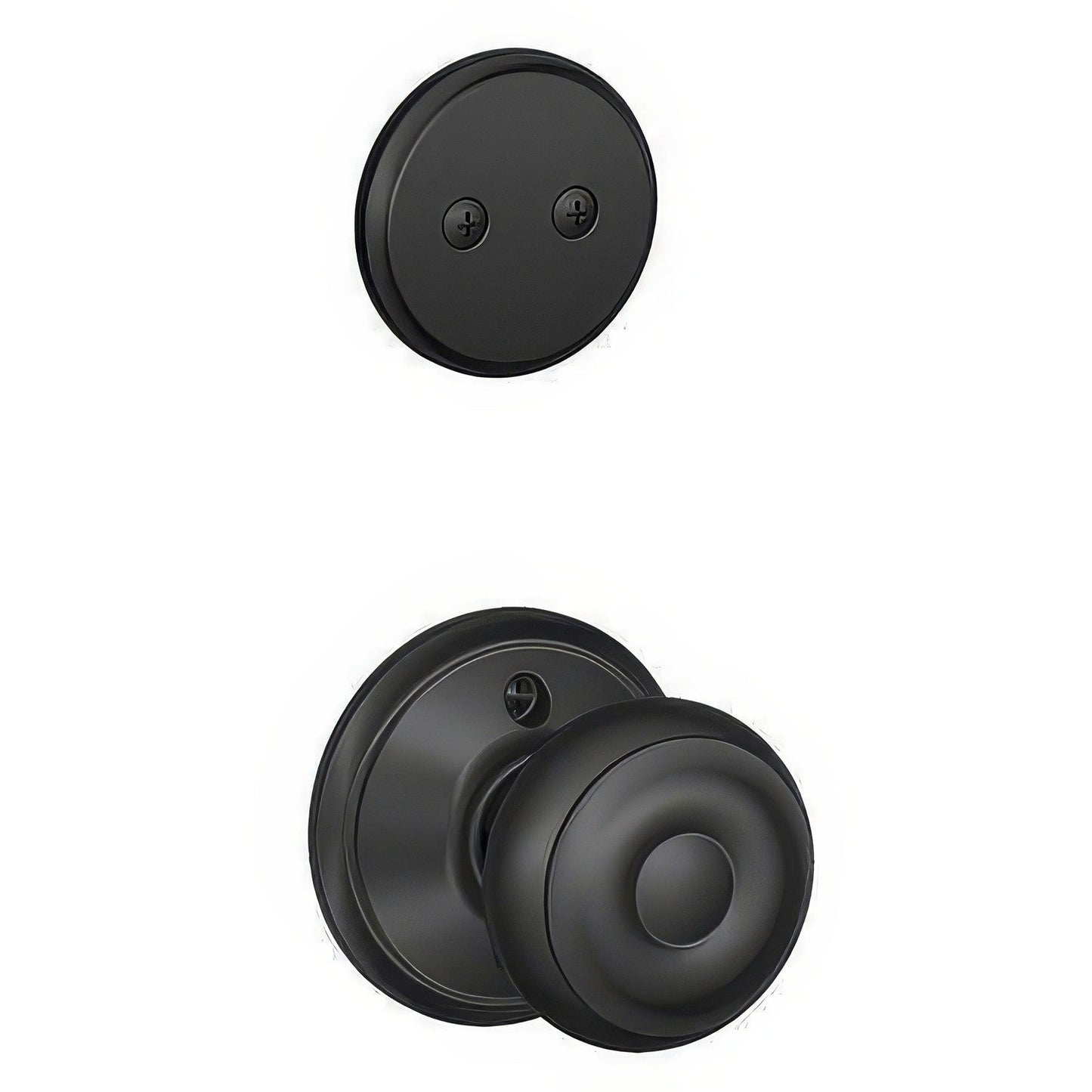 Schlage F94-GEO Georgian Knob Dummy Interior Pack