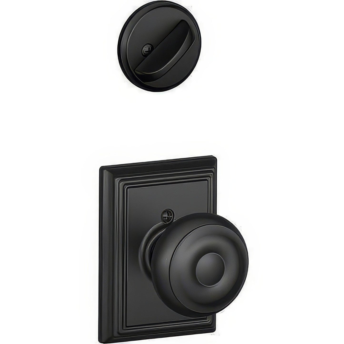 Schlage F94-GEO-ADD F-Series Georgian Knob Dummy Interior Pack