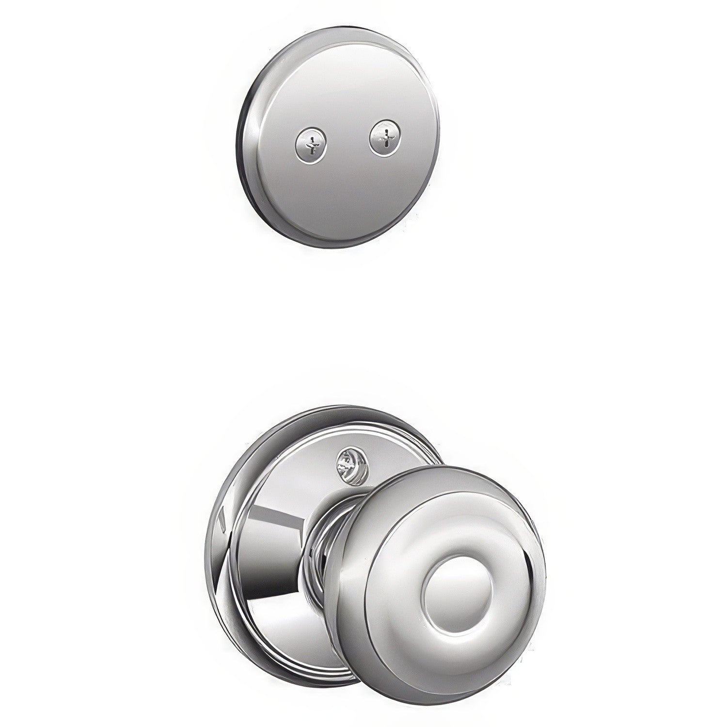 Schlage F94-GEO Georgian Knob Dummy Interior Pack