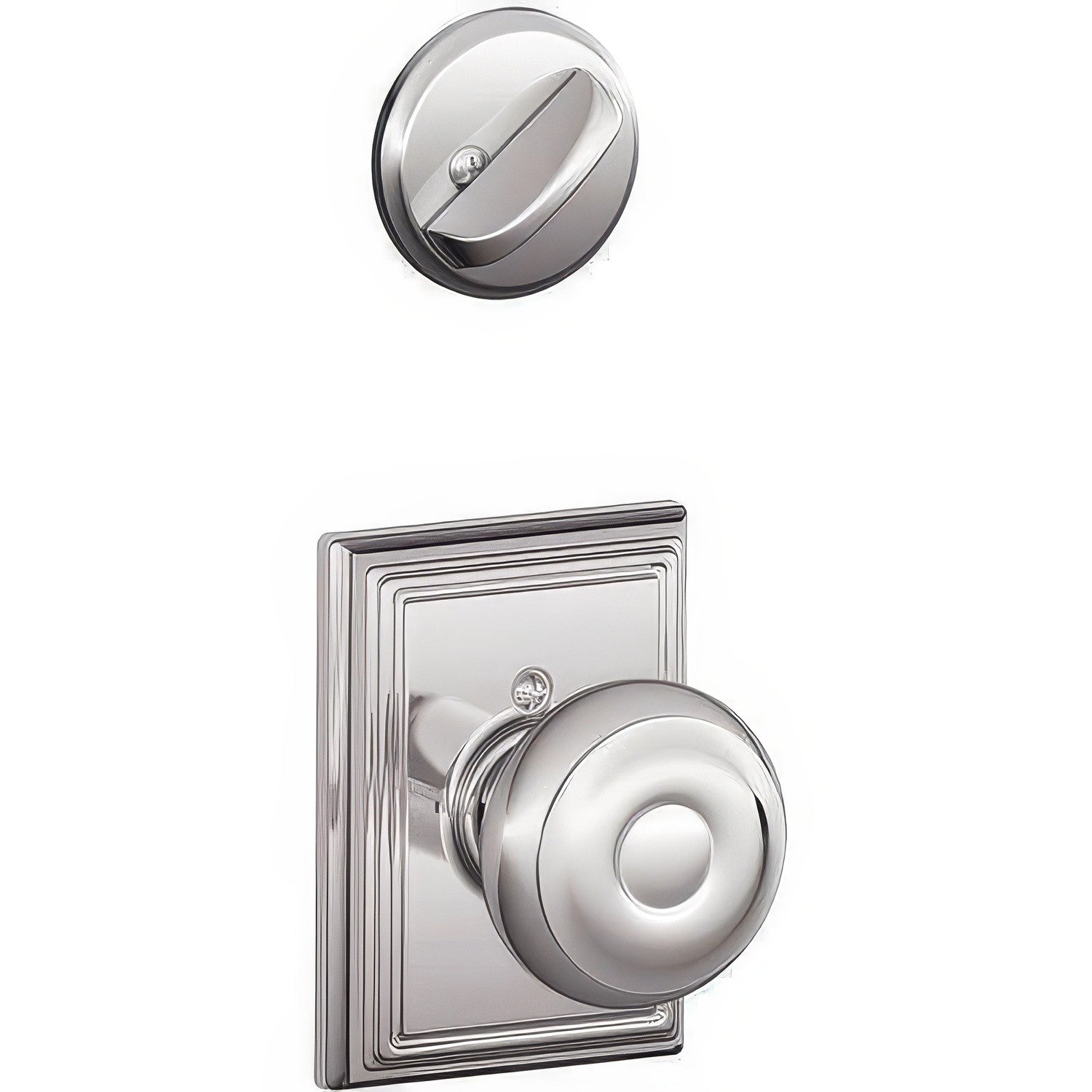 Schlage F94-GEO-ADD F-Series Georgian Knob Dummy Interior Pack