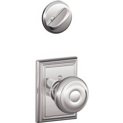 Schlage F94-GEO-ADD F-Series Georgian Knob Dummy Interior Pack