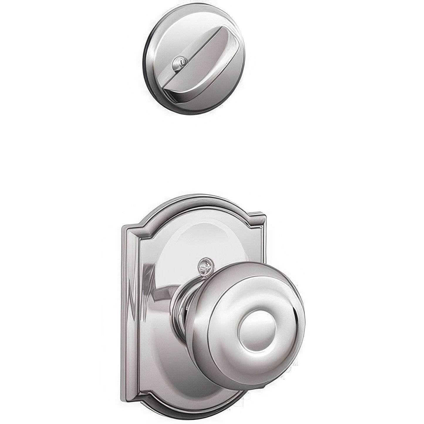 Schlage F94-GEO-CAM F-Series Georgian Knob Dummy Interior Pack