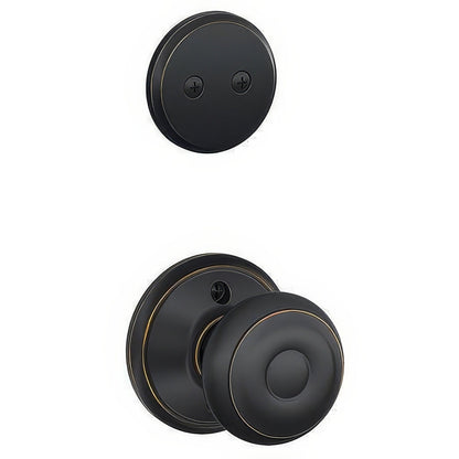 Schlage F94-GEO Georgian Knob Dummy Interior Pack