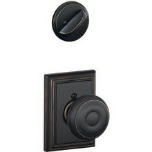 Schlage F94-GEO-ADD F-Series Georgian Knob Dummy Interior Pack