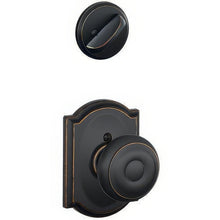 Schlage F94-GEO-CAM F-Series Georgian Knob Dummy Interior Pack