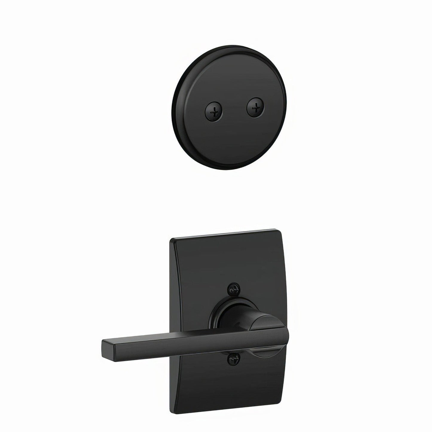Schlage F94-LAT-CEN F-Series Latitude Lever Dummy Interior Pack