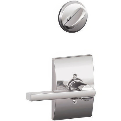 Schlage F94-LAT-CEN F-Series Latitude Lever Dummy Interior Pack