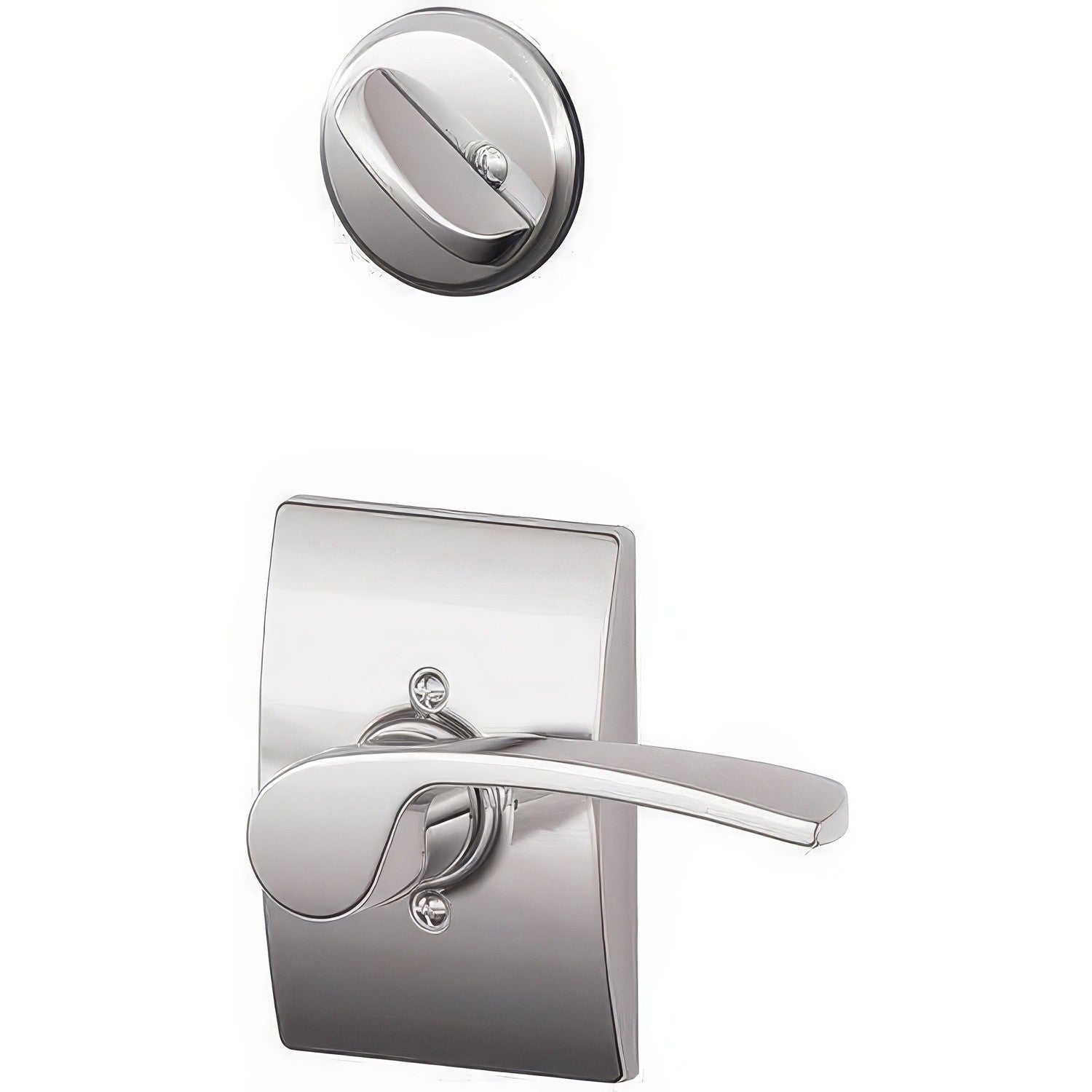 Schlage F94-MER-CEN-LH F-Series Merano Lever Left Hand Dummy Interior Pack
