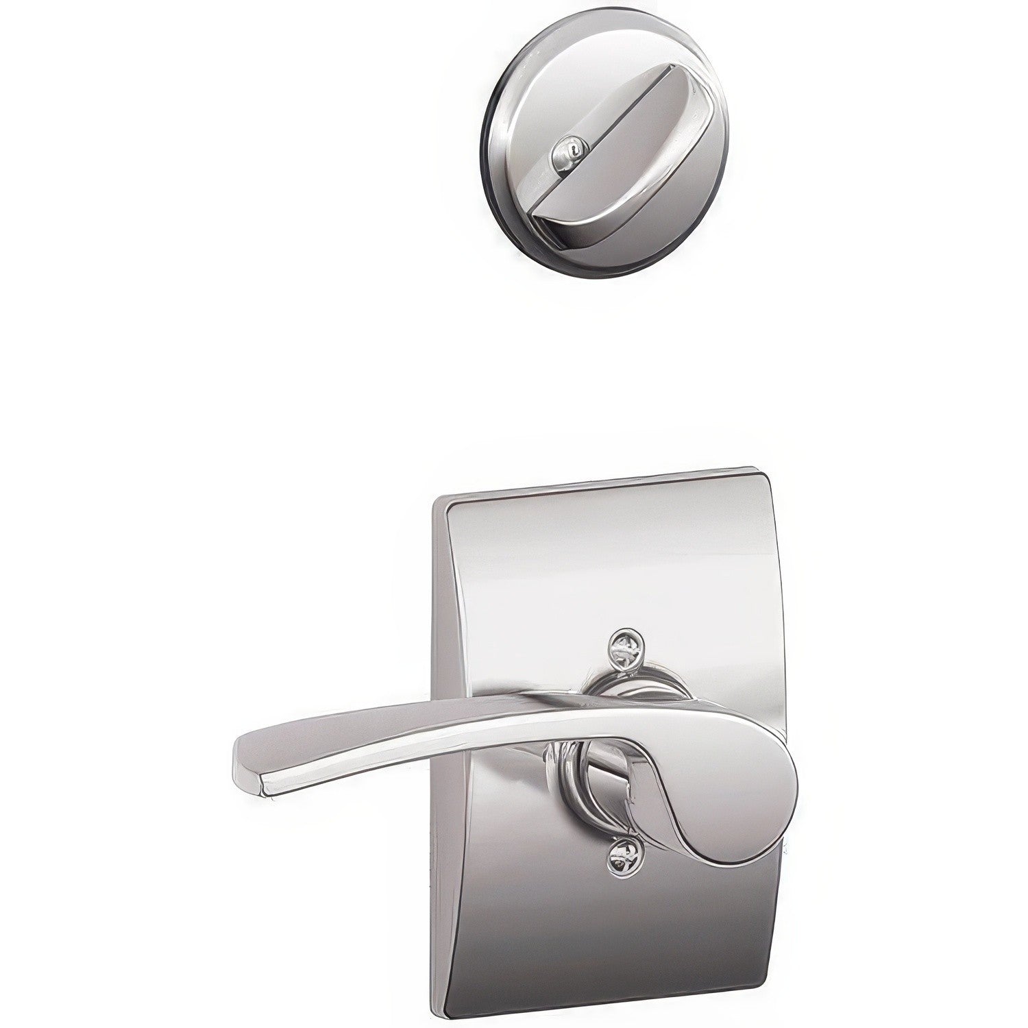 Schlage F94-MER-CEN-RH F-Series Merano Lever Right Hand Dummy Interior Pack