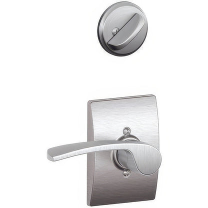 Schlage F94-MER-CEN-RH F-Series Merano Lever Right Hand Dummy Interior Pack