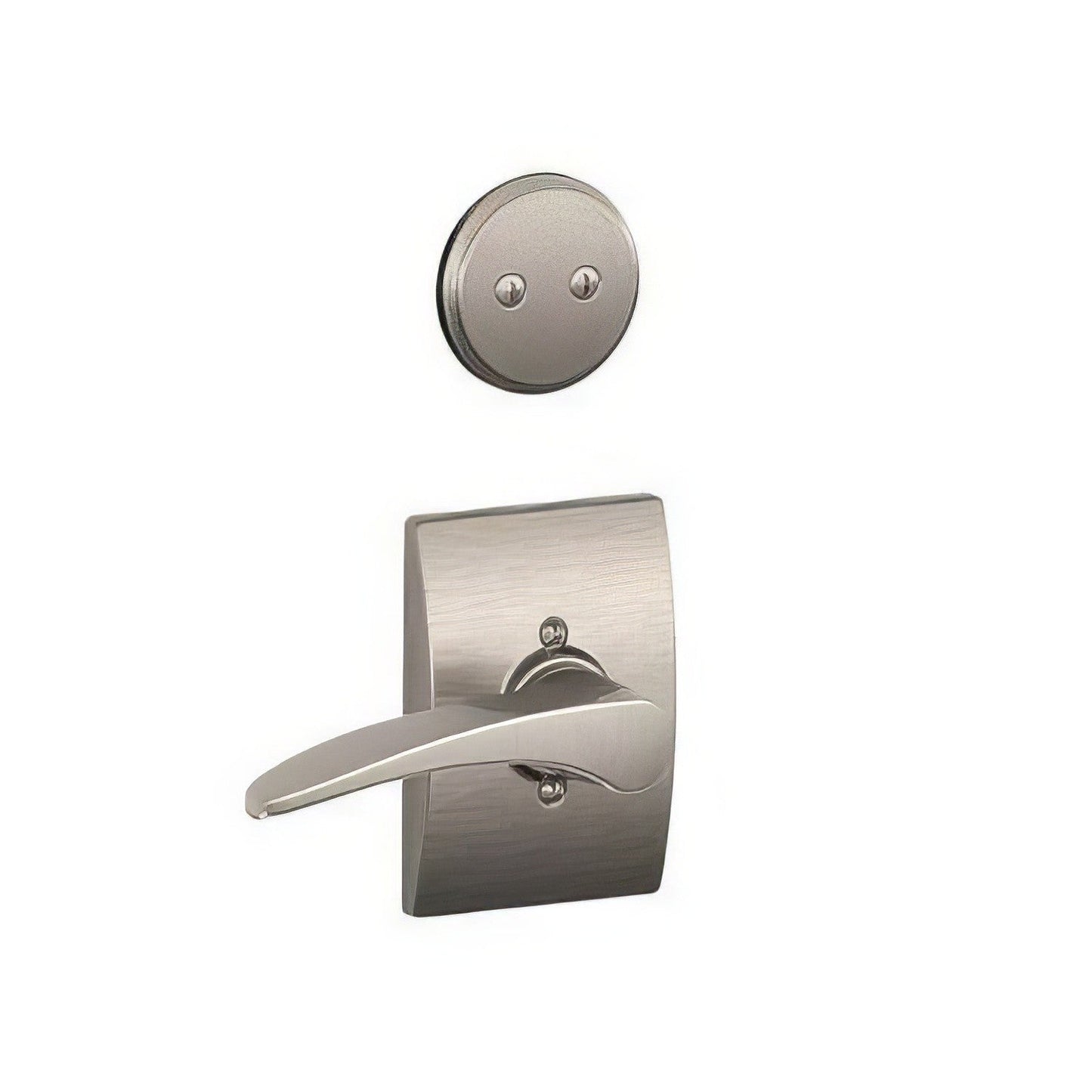 Schlage F94-MNH-CEN-LH Manhattan Lever Left Hand Dummy Interior Pack.