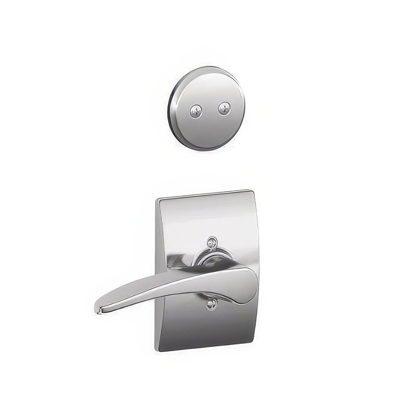 Schlage F94-MNH-CEN-LH Manhattan Lever Left Hand Dummy Interior Pack.