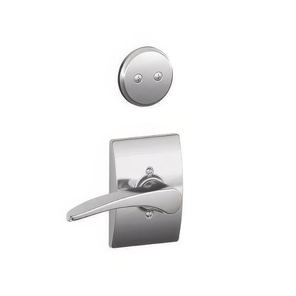 Schlage F94-MNH-CEN-LH Manhattan Lever Left Hand Dummy Interior Pack.