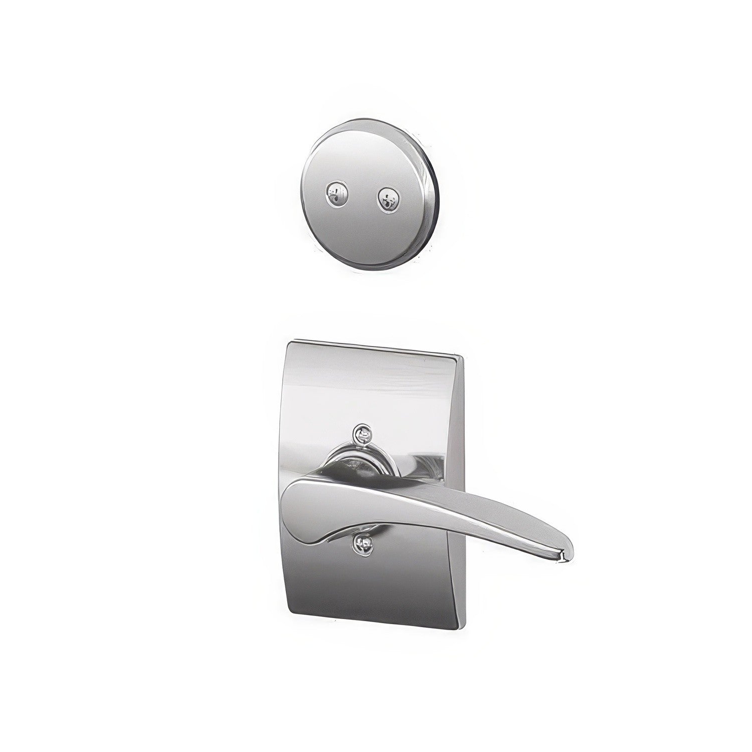 Schlage F94-MNH-CEN-RH Manhattan Lever Right Hand Dummy Interior Pack.