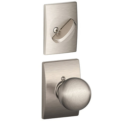 Schlage F94-ORB-CEN F-Series Orbit Knob Dummy Interior Pack.