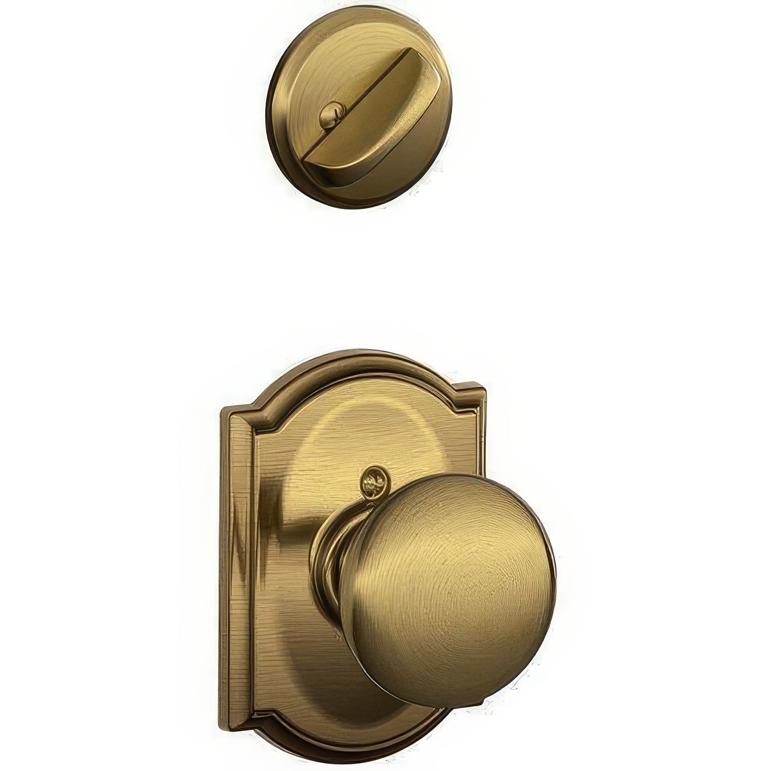 Schlage F94-PLY-CAM F-Series Plymouth Knob Dummy Interior Pack.