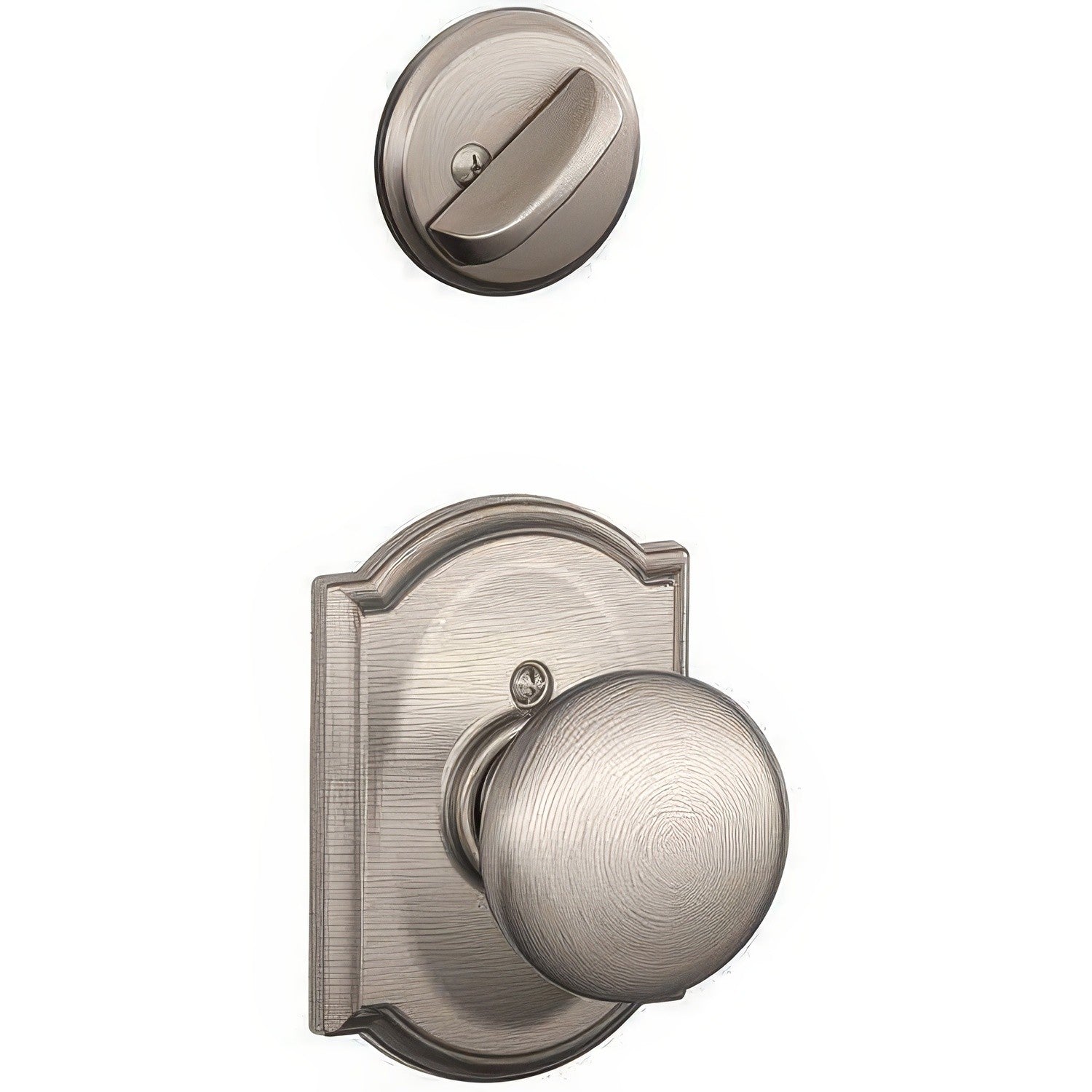 Schlage F94-PLY-CAM F-Series Plymouth Knob Dummy Interior Pack.