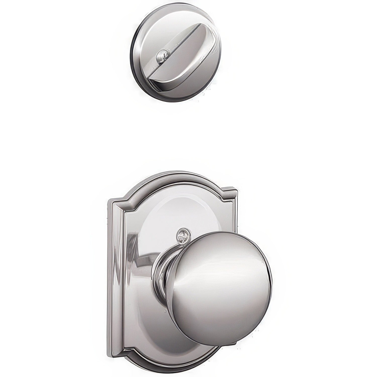Schlage F94-PLY-CAM F-Series Plymouth Knob Dummy Interior Pack.