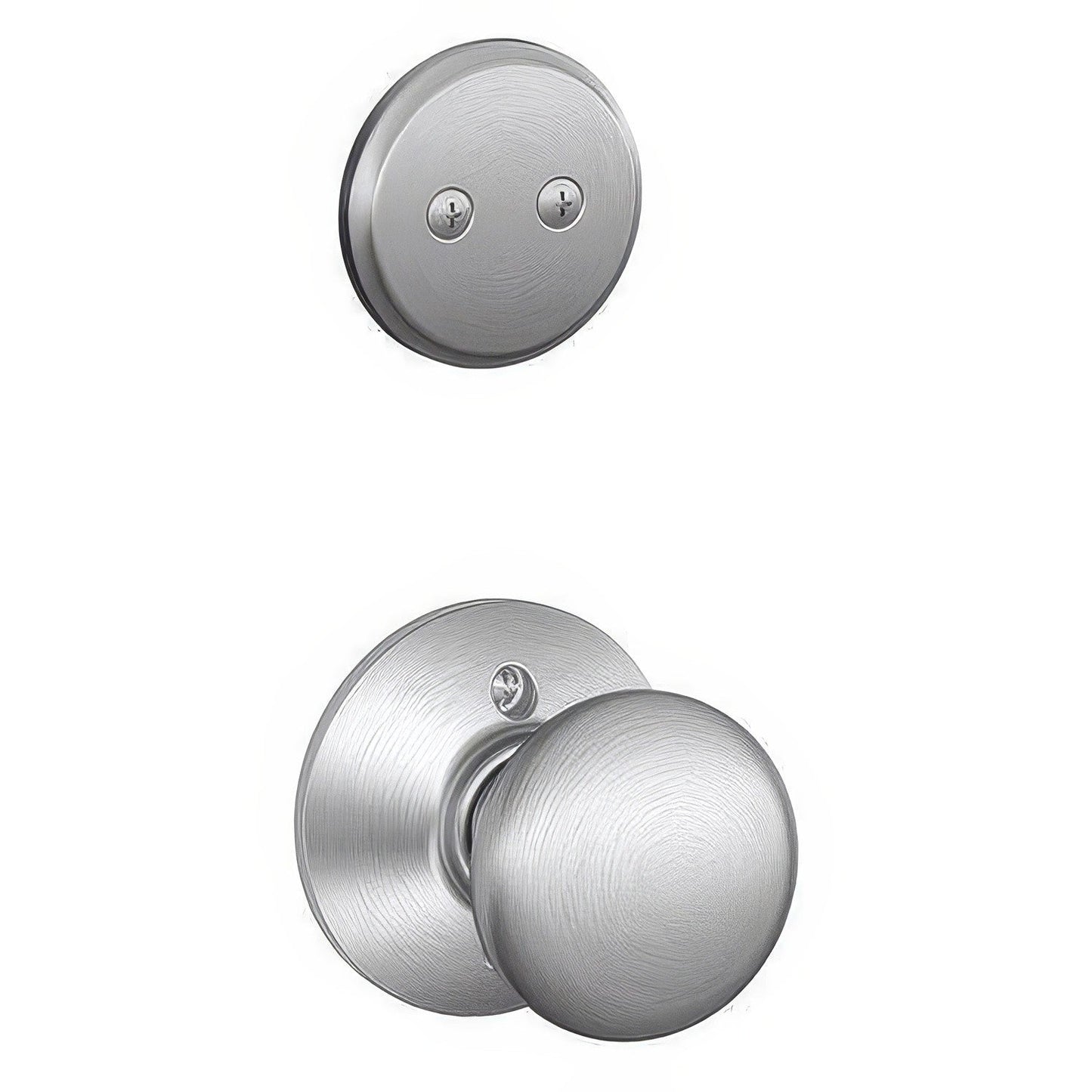 Schlage F94-PLY Plymouth Knob Dummy Interior Pack.