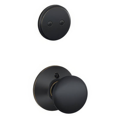 Schlage F94-PLY Plymouth Knob Dummy Interior Pack.