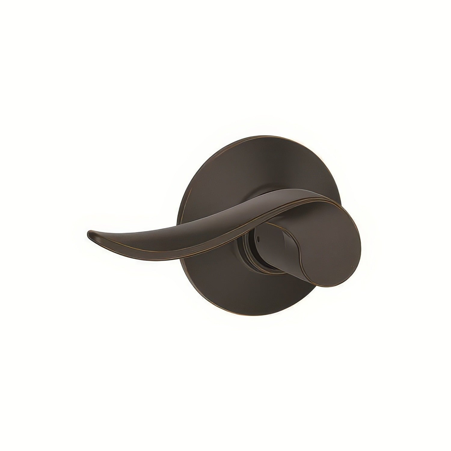 Schlage F94SAC716LH Left Hand Sacramento Lever Dummy Interior Trim Aged Bronze