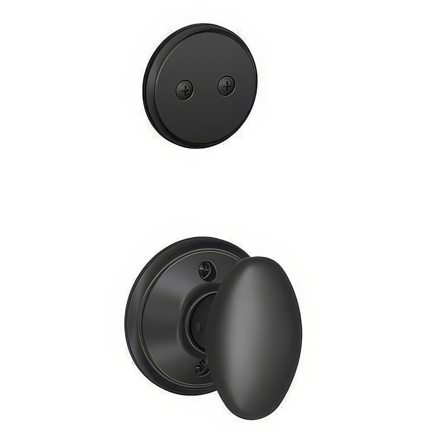 Schlage F94-SIE Siena Knob Dummy Interior Pack.