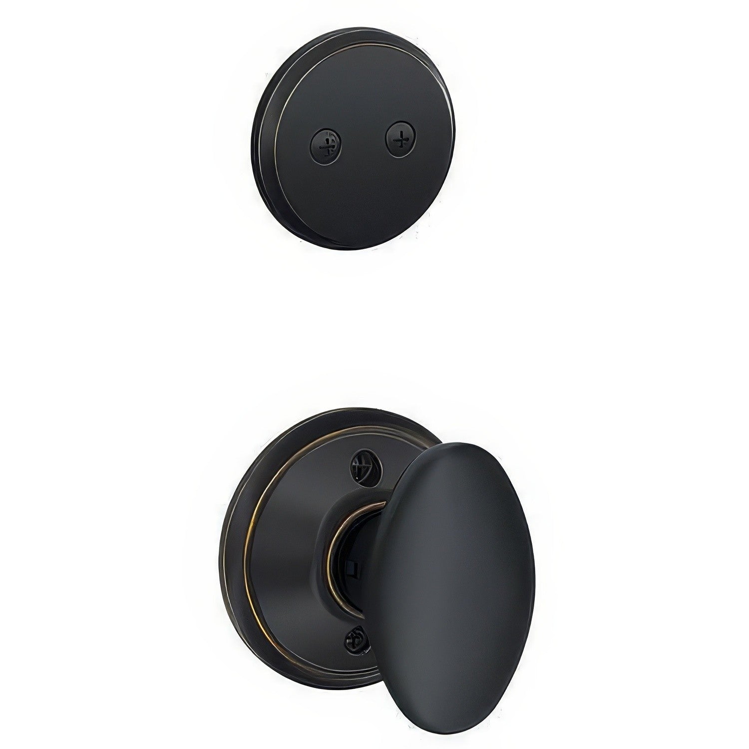 Schlage F94-SIE Siena Knob Dummy Interior Pack.