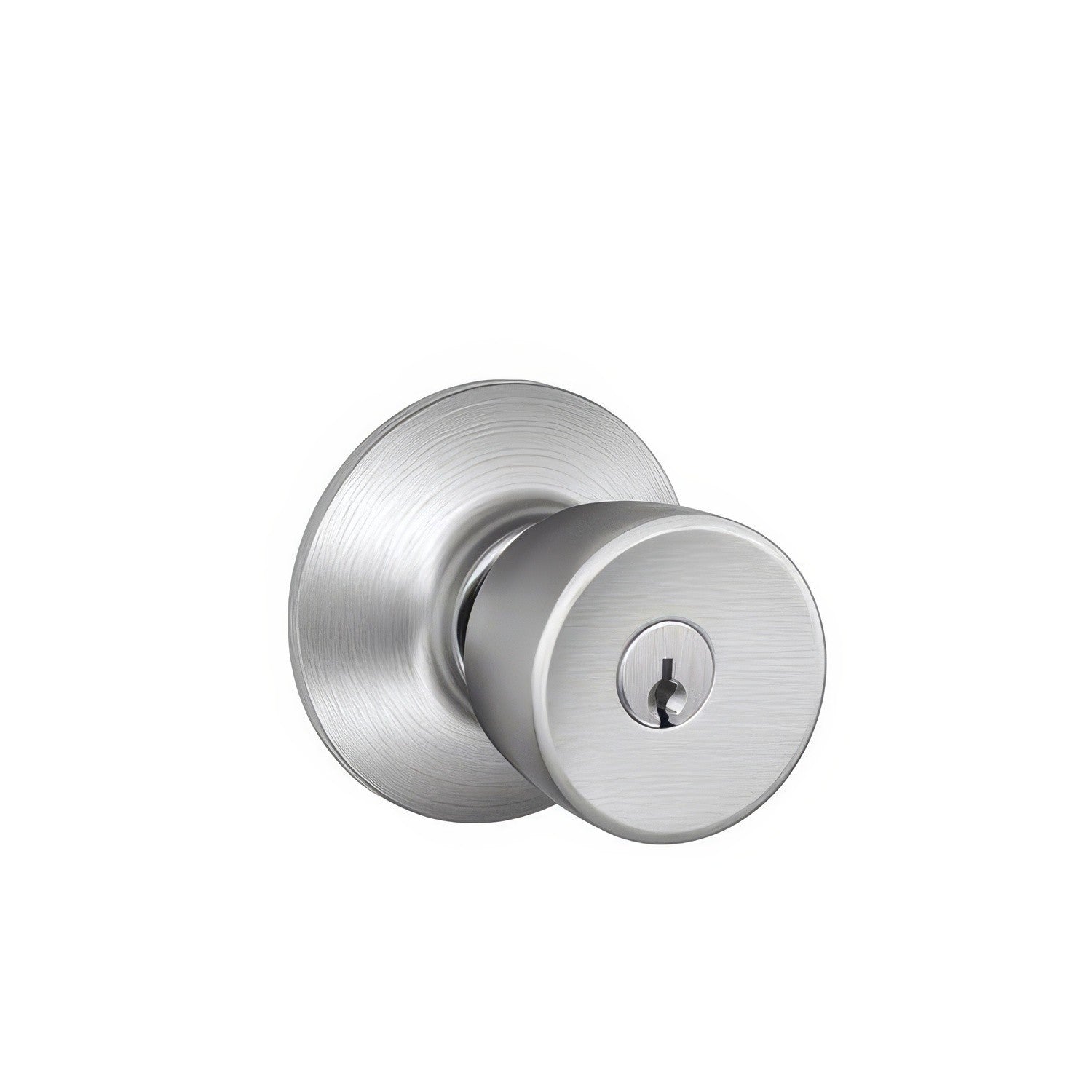 Schlage FB50BEL626 Bell Knob Combo Pack Satin Chrome