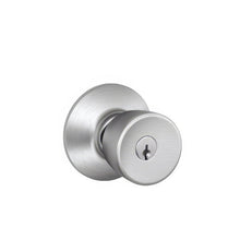 Schlage FB50BEL626 Bell Knob Combo Pack Satin Chrome