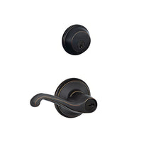 Schlage FB50FLA Flair Lever Combo Pack