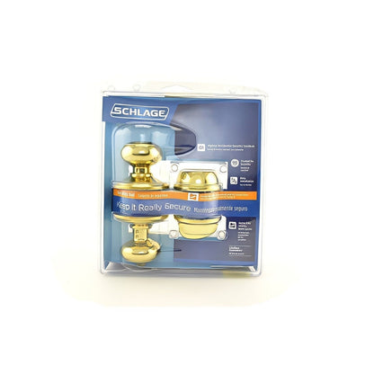 Schlage FB50GEO Georgian Knob Combo Pack