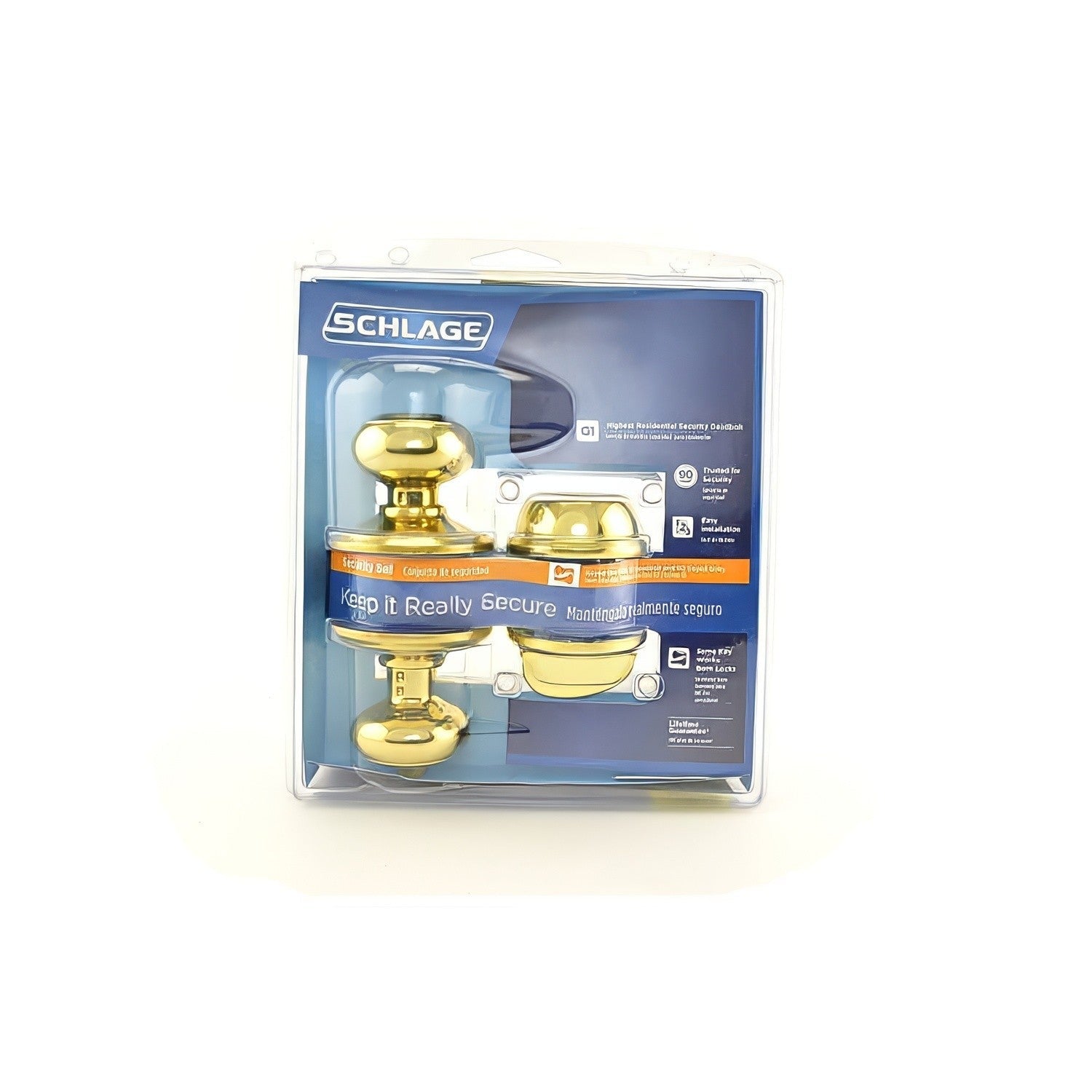 Schlage FB50GEO Georgian Knob Combo Pack