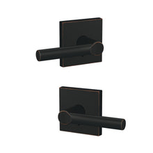 Schlage FC172BRW-COL Broadway Lever with Collins Rose Non Turning Double Dummy Pair