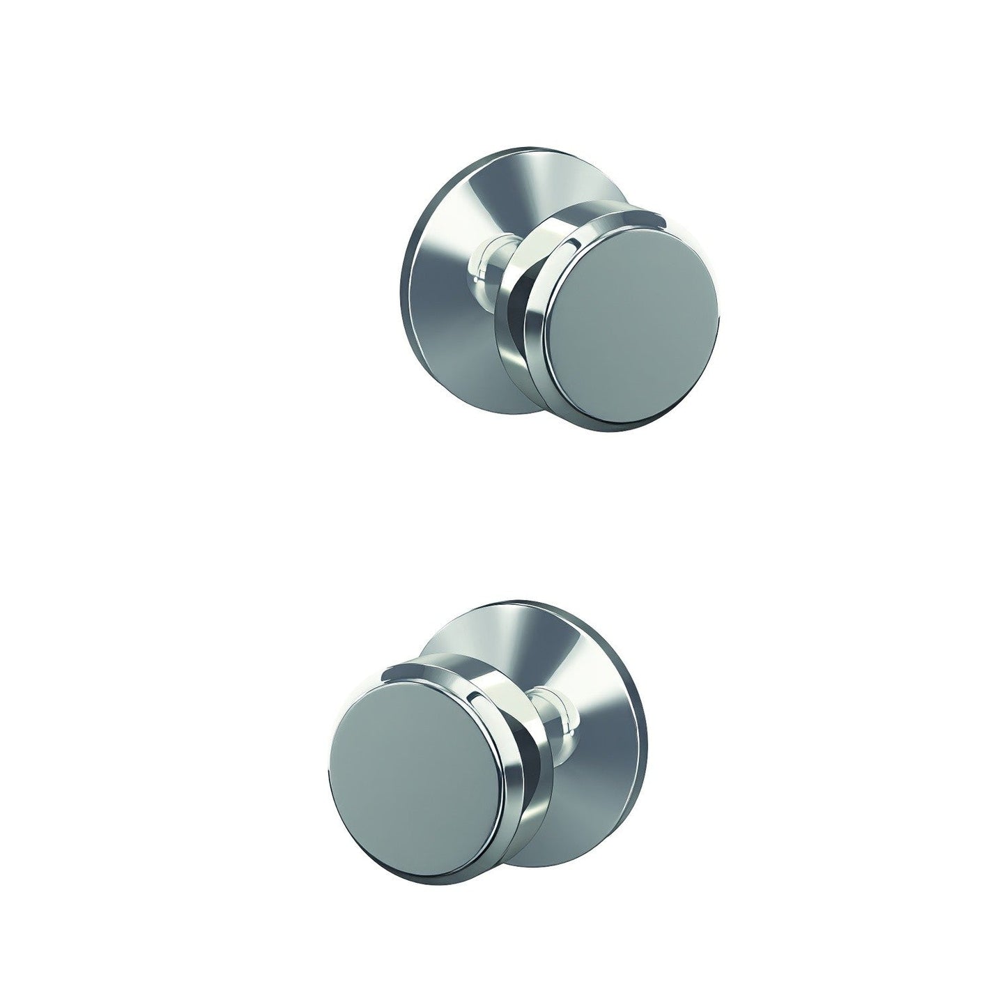Schlage FC172BWE-KIN Bowery Knob with Kinsler Rose Non Turning Double Dummy Pair