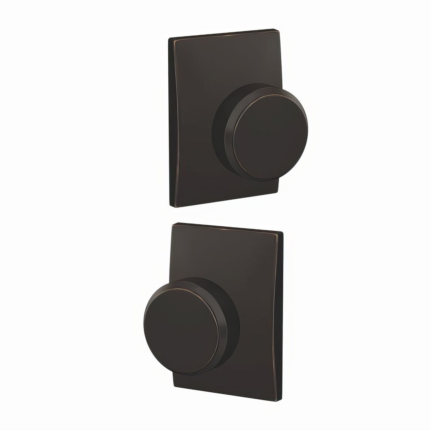 Schlage FC172-BWE-CEN Bowery Two-Sided Dummy Door Knob