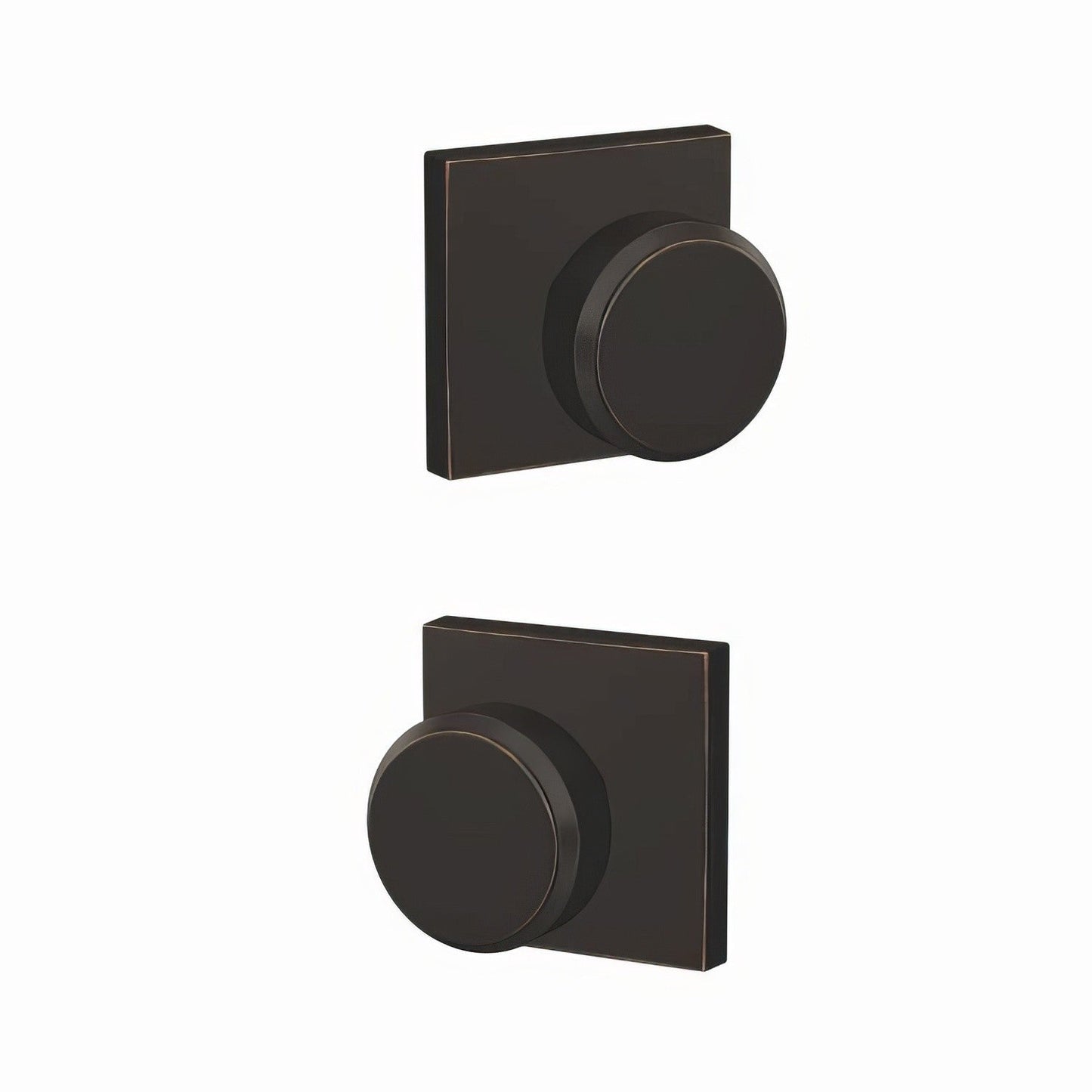 Schlage FC172-BWE-COL Bowery Two-Sided Dummy Door Knob