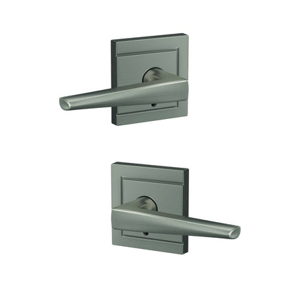 Schlage FC172ELR-ULD Eller with Upland Rose Pair of Dummy Door Levers.