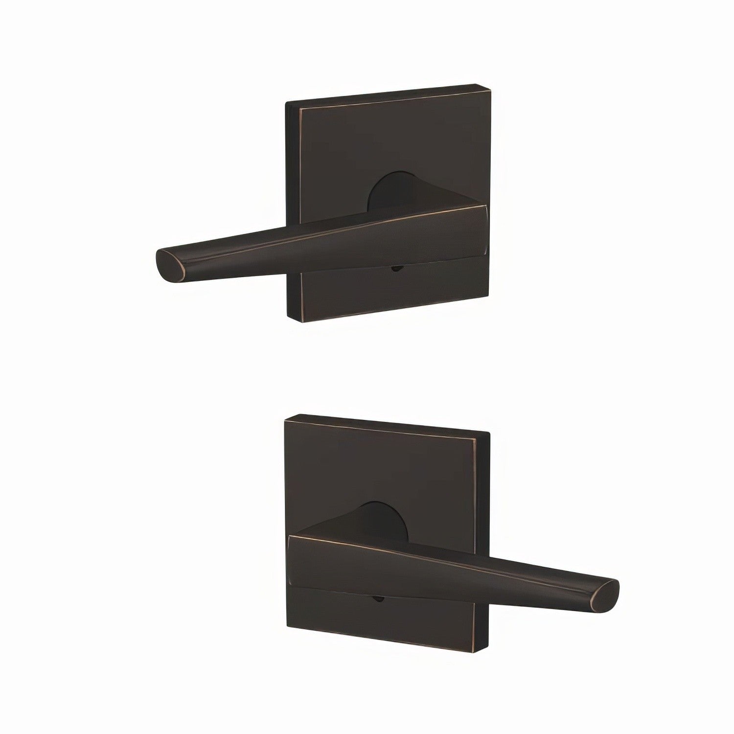 Schlage FC172-ELR-COL Eller Two-Sided Dummy Door Lever