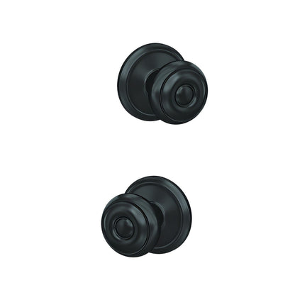 Schlage FC172GEO-ALD Georgian with Alden Rose Pair of Dummy Door Knobs.