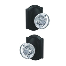 Schlage FC172HOB-CAM Hobson with Camelot Rose Pair of Dummy Door Knobs