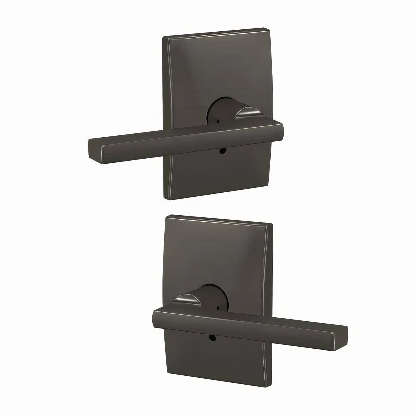 Schlage FC172-LAT-CEN Two-Sided Latitude Dummy Door Lever