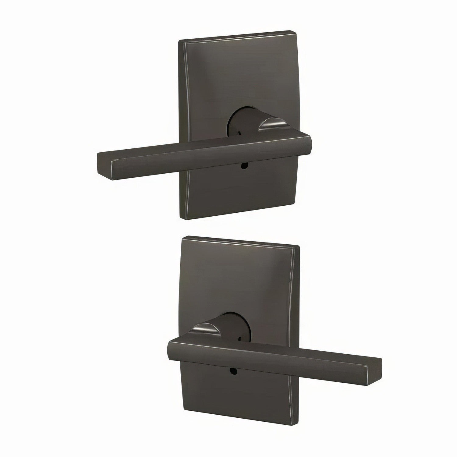 Schlage FC172-LAT-CEN Two-Sided Latitude Dummy Door Lever
