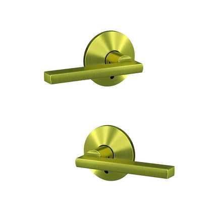 Schlage FC172LAT-KIN Latitude with Kinsler Rose Pair of Dummy Door Levers.
